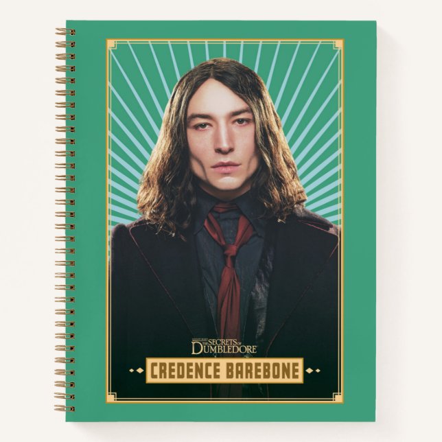 Credence Barebone Character Graphic Notebook (Front)