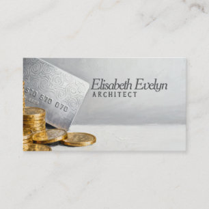Credit Card and Gold Coins f854