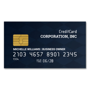 Credit Card Chequered Background