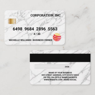 Credit Card Marble Texture