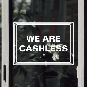 Credit Card Only Cashless Business