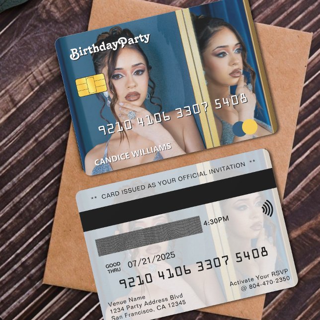 Credit Card Photo Birthday Party (Credit Card Photo Birthday Party
)