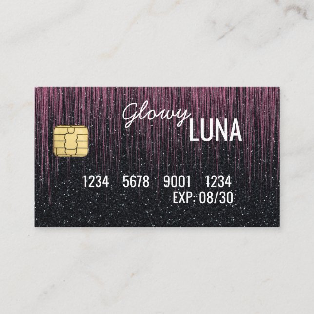 Credit Card Style Business Card (Front)