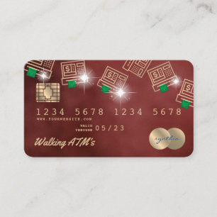 Credit Card Styled ATM money cash