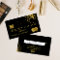 Credit Card Styled Black  Gold
