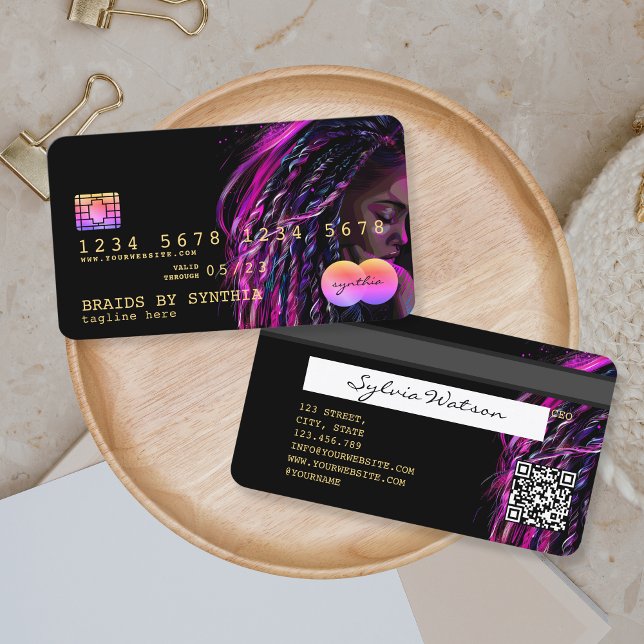 Credit Card Styled Braids Hair Stylist (Creator Uploaded)