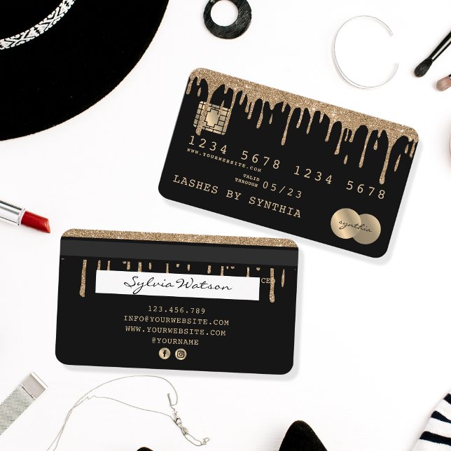 Credit Card Styled Dripping Gold (Creator Uploaded)