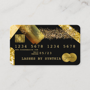 Credit Card Styled Gold Foil Brush