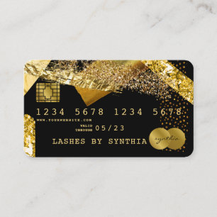 Credit Card Styled Gold Foil Brush