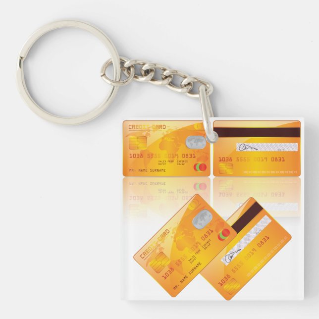 Credit Cards Keychain (Front)