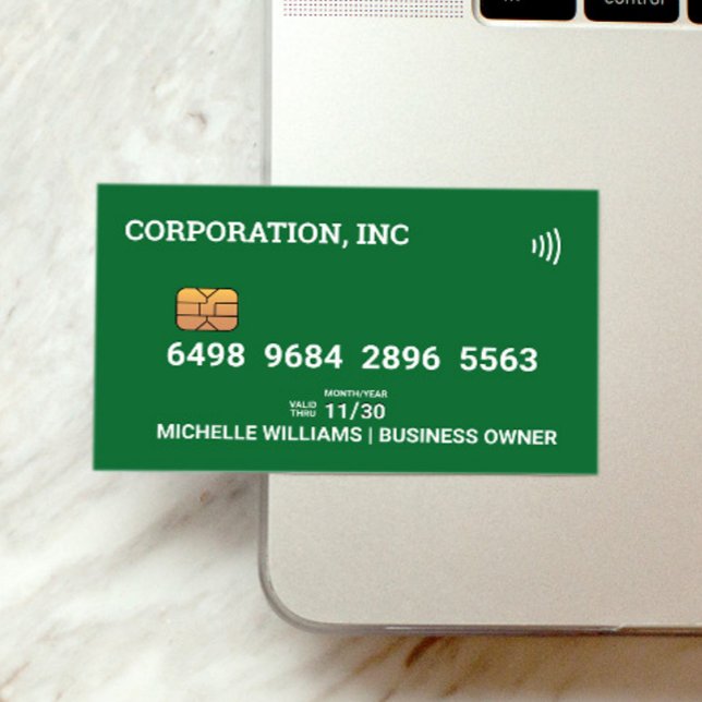 Credit | Debit Card | Green (Creator Uploaded)