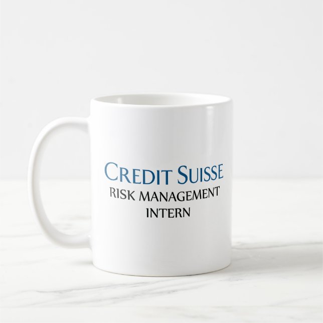 Credit Suisse Risk Management Intern Coffee Mug (Left)