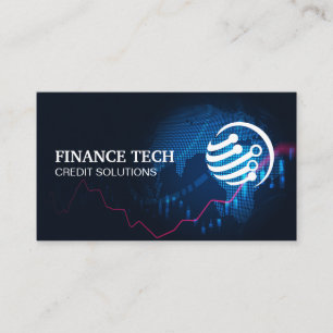 Credit Union   Fin Tech Business Card