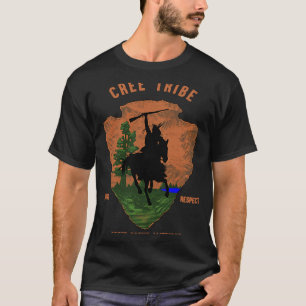 Cree Tribe Native American Indian Vintage Arrow Re T-Shirt