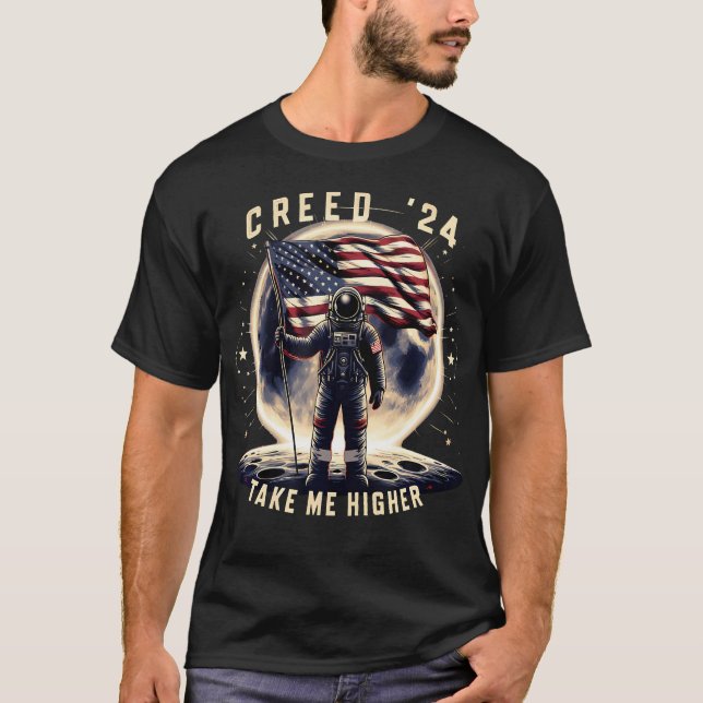 Creed '24 Take Me Higher American Astronaut T-Shirt (Front)
