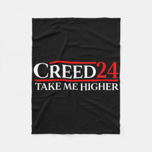 Creed 24 Take Me Higher Flag Usa America Fleece Blanket