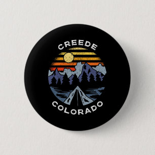 Creede Colorado Mountains Vacation Camping Souveni 6 Cm Round Badge