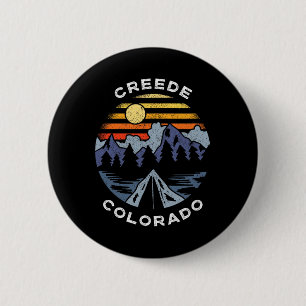 Creede Colorado Mountains Vacation Camping Souveni 6 Cm Round Badge