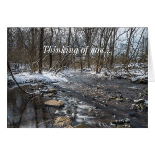 Creek At Sequiota Thinking Of You Card