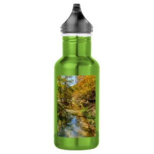 Creek Autumn Reflections Vertical Stainless Steel 532 Ml Water Bottle