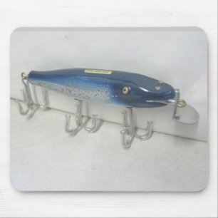 Creek Chub Pikie Blue Flash Vintage Lure Mousepad