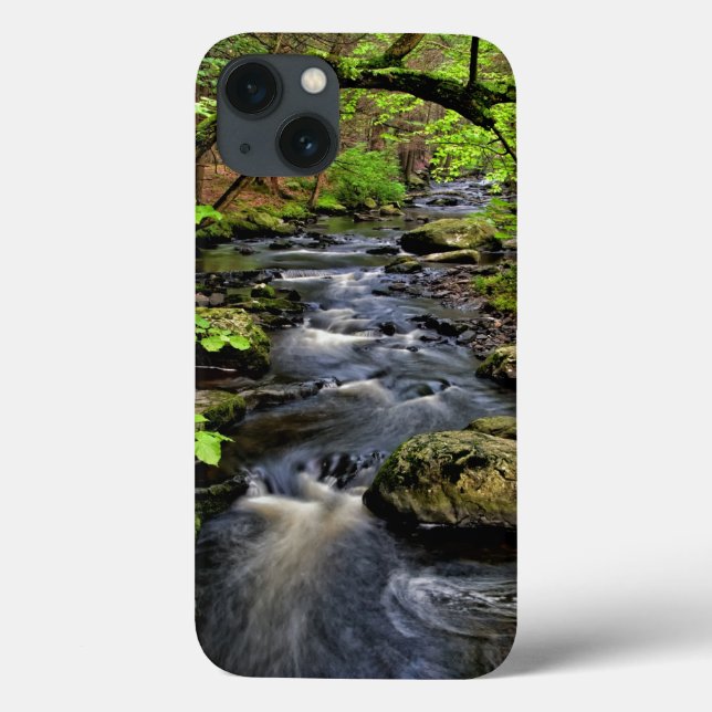 Creek flows through forest Case-Mate iPhone case (Back)
