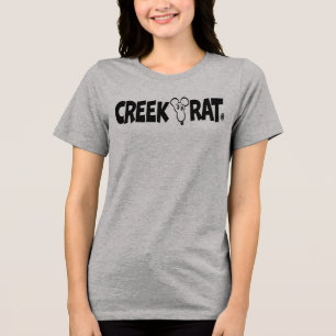 Creek Rat   Creekrat Cartoon Studios Tri-Blend Shirt