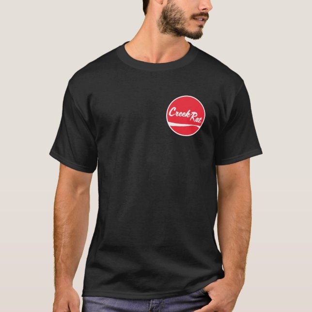 Creek Rat | The CreekRat Co. | Red Dot Logo T-Shirt (Front)