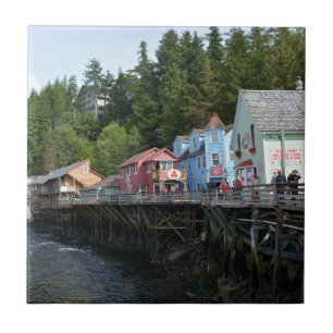 Creek Street in Ketchikan Tile