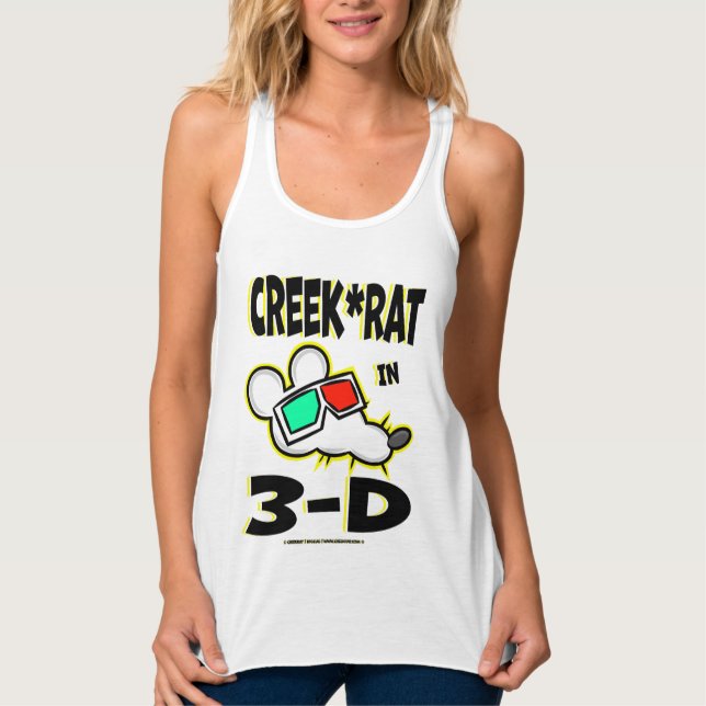 Creekrat Cartoon Studios - Creek Rat Singlet (Front)