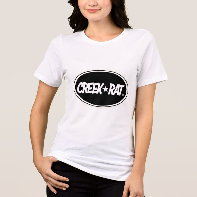 Creekrat Cartoon Studios - Creek Rat Tri-Blend Shirt (Front)