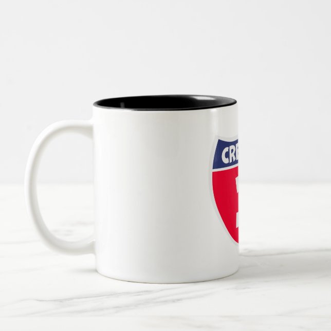 Creekrat Cartoon Studios Number One Two-Tone Coffee Mug (Left)