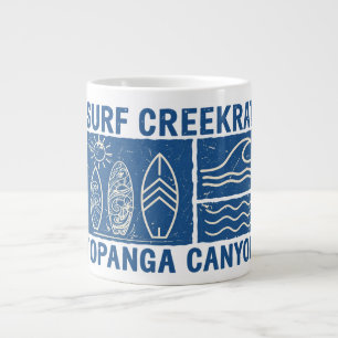 CreekRat® CreekRat Co. Topanga - Malibu - CA Large Coffee Mug
