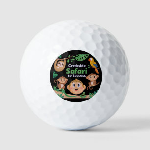 Creekside Safari to Success Wildlife Design  Golf Balls
