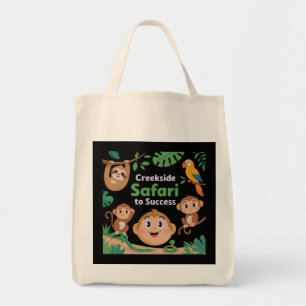 Creekside Safari to Success Wildlife Design  Tote Bag