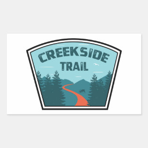 Creekside Trail Rectangular Sticker