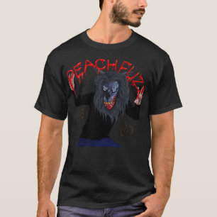 Creep - HQ Peachfuzz Werewolf Mask Pose - T-Shirt