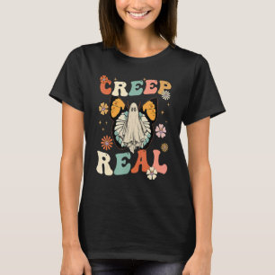 Creep It Real Butterfly Ghost Halloween Sweating G T-Shirt