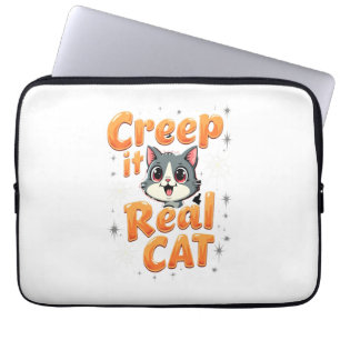 Creep It Real Cat 2 Laptop Sleeve