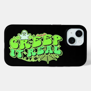 CREEP IT REAL funny halloween iPhone 15 Case