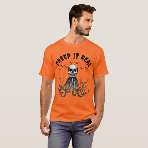 CREEP IT REAL FUNNY HUMOROUS HALLOWEEN T-Shirt