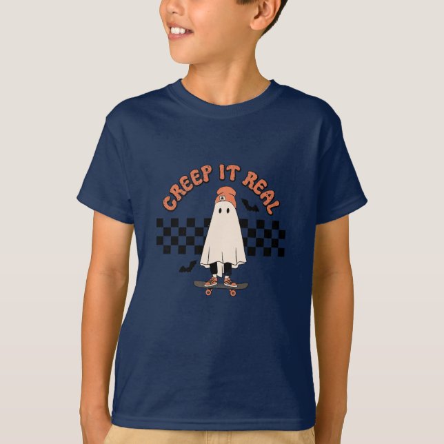 Creep it real ghost shirt (Front)