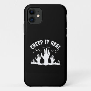 CREEP IT REAL HALLOWEEN GRAVEYARD COSTUME Case-Mate iPhone CASE