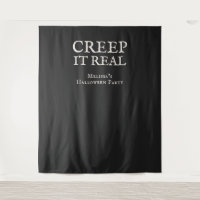Creep it Real Halloween Party Black