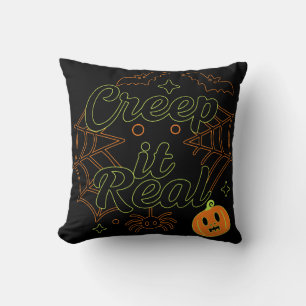 Creep It Real Halloween Tee Cushion