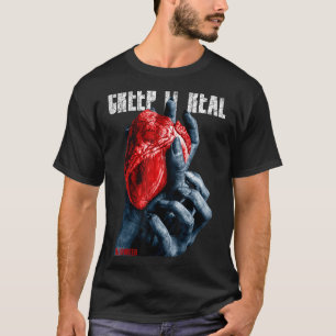 Creep It Real Heart In The Hands Of A Zombie Hallo T-Shirt