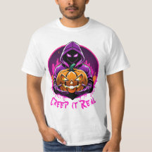 Creep it Real, Horror Halloween illustration