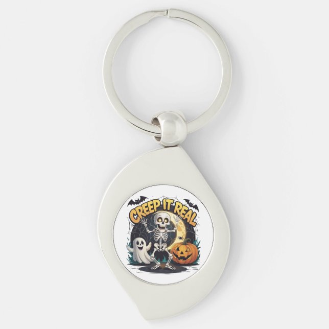 Creep It Real Key Ring (Front)