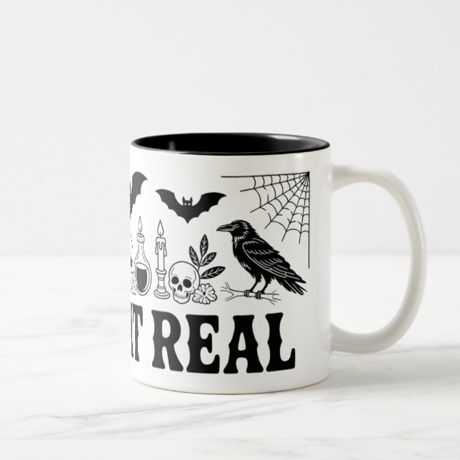 Creep It Real Mug | Funny Gothic Halloween (Right)