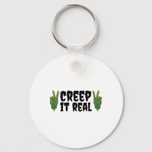 Creep It Real Zombie Hand Halloween Zombie  Key Ring